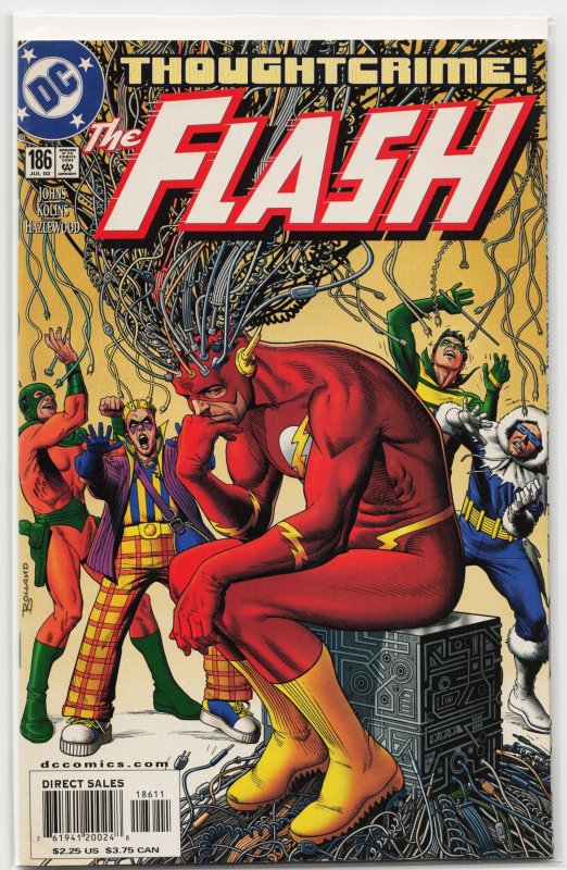 The Flash #186 (DC Comics, 2002), raw, ungraded comic book — front cover