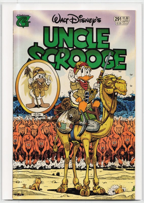 Uncle Scrooge #291 (1995), raw, ungraded comic book — front cover