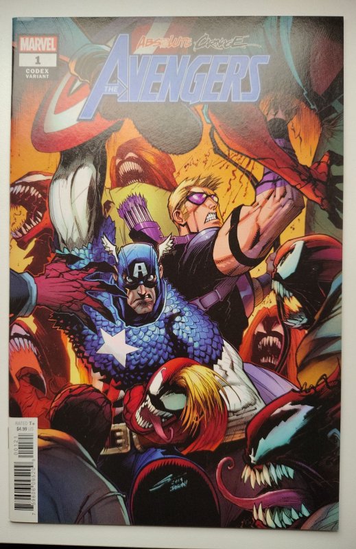 Absolute Carnage: Avengers Sandoval Cover (2019) (2019), raw, ungraded comic book — front cover