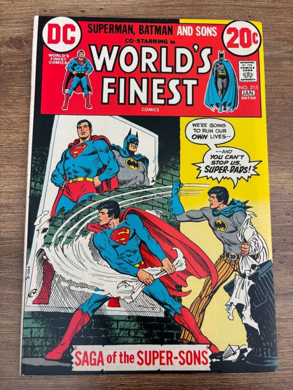 World's Finest Comics #215 (DC Comics), raw comic book in NM condition — front cover