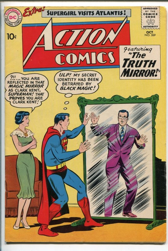 Action #269 (DC Comics, 1960), raw, ungraded comic book — front cover