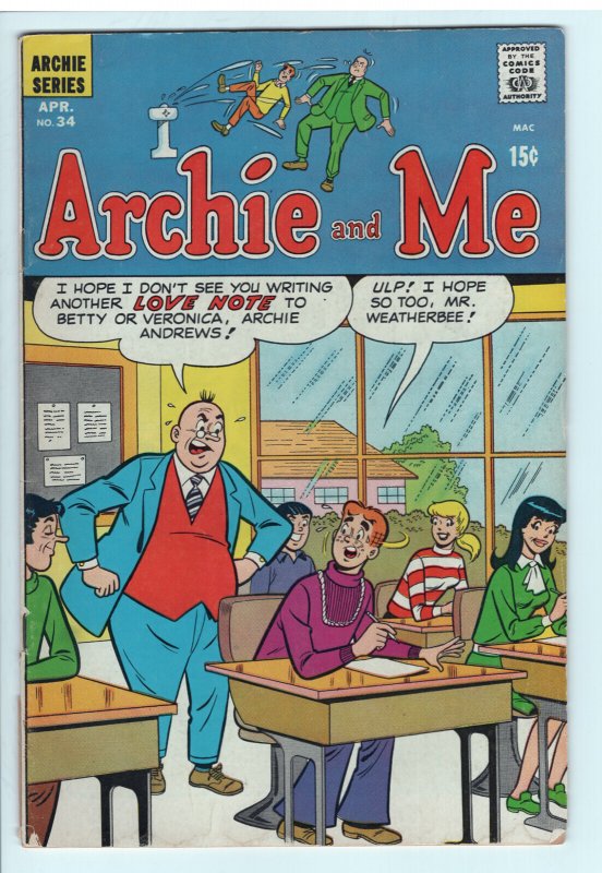Archie AND ME #34- 2.5 - OW - Archie (Archie Comics), raw comic book in 2.5 condition — front cover