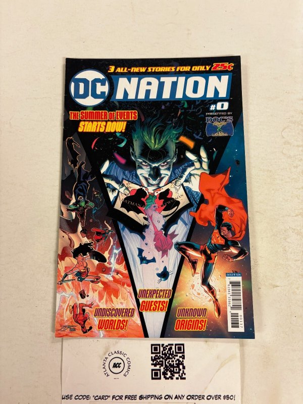 DC Nation #0 (DC Comics, 2018), raw comic book in NM condition — front cover