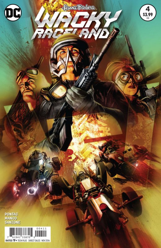 Wacky Raceland #4 (2016), raw comic book in VF/NM condition — front cover