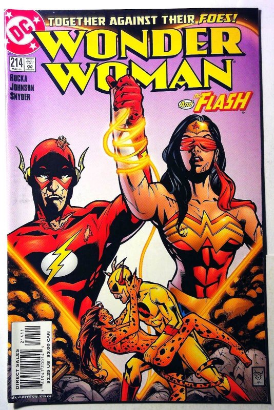 Wonder Woman 2nd Series #214 (DC Comics, 2005), raw, ungraded comic book — front cover