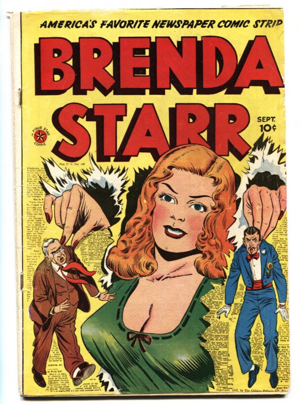 Brenda Starr #13-1947-1st Issue-comic Book-Headlights!, raw, ungraded comic book — front cover