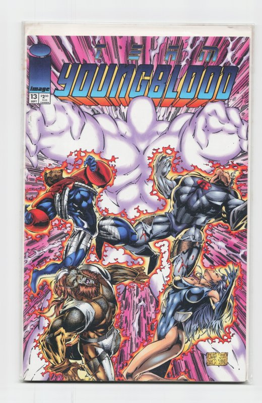 Team Youngblood #13 (Image Comics, 1994), raw, ungraded comic book — front cover
