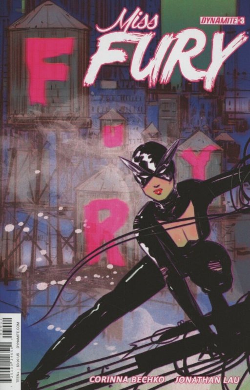 Miss Fury #3 (Dynamite Entertainment, 2016), raw comic book in NM condition — front cover