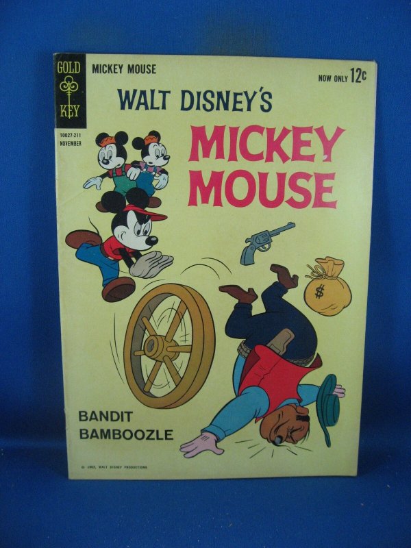 Mickey Mouse #85 (Gold Key Comics, 1962), raw, ungraded comic book — front cover