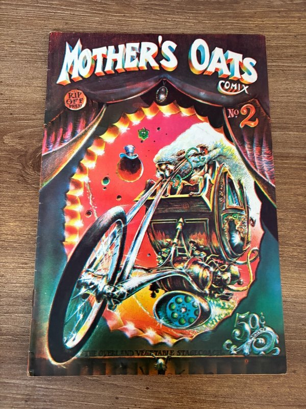 Mother's Oats Comix #2, raw comic book in VF condition — front cover