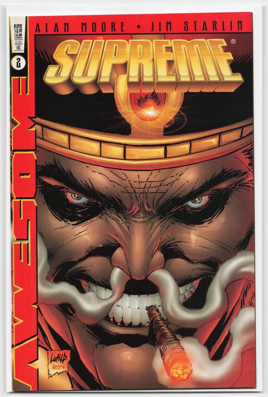 Supreme the Return #2 (Image Comics, 1999), raw, ungraded comic book — front cover