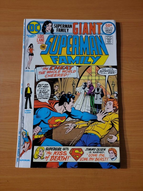 Superman Family #172 (DC Comics, 1975), raw comic book in NM condition — front cover