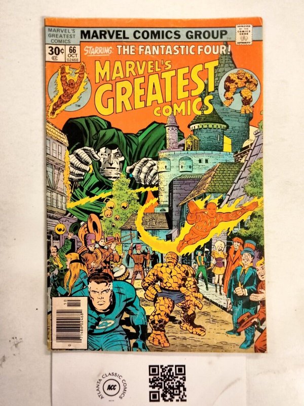 Marvel's Greatest Comics #66 (Marvel Comics, 1976), raw comic book in NM condition — front cover