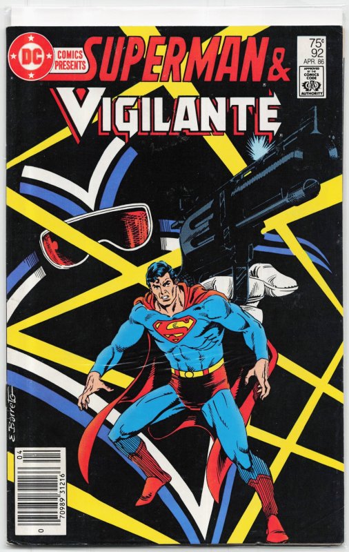 Presents #92 (DC Comics, 1986), raw, ungraded comic book — front cover