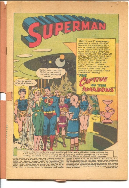 Shoeland Action #266 (DC Comics, 1960), raw comic book in VG condition — front cover