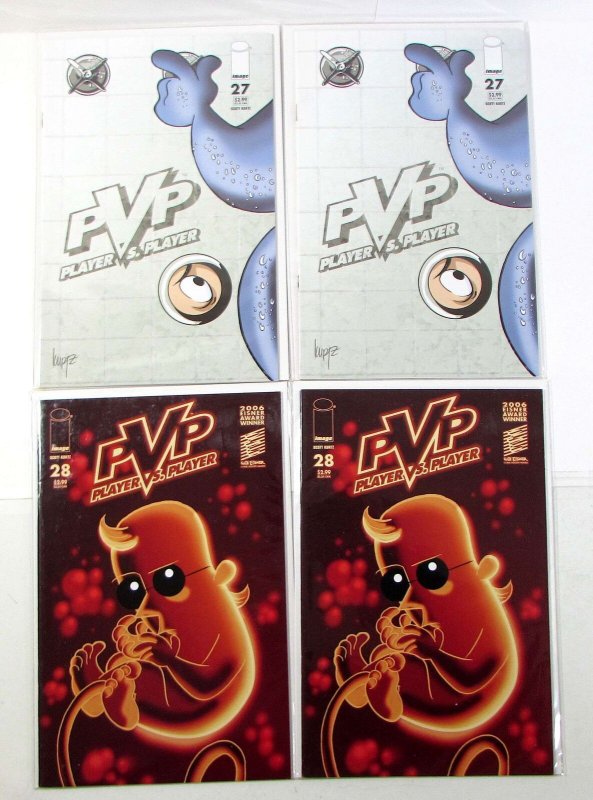 PVP Lot of 4 #27 x2, 28 x2 Image Comics (2006) NM 1st Print Comic Books (Image Comics, 2006), raw comic book in NM condition — front cover