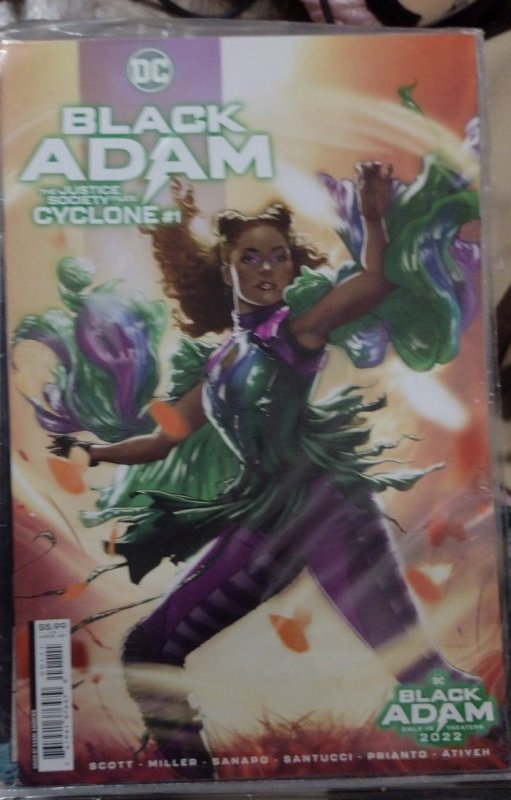 Black Adam-the Justice Society Files #1 (DC Comics, 2022), raw, ungraded comic book — front cover