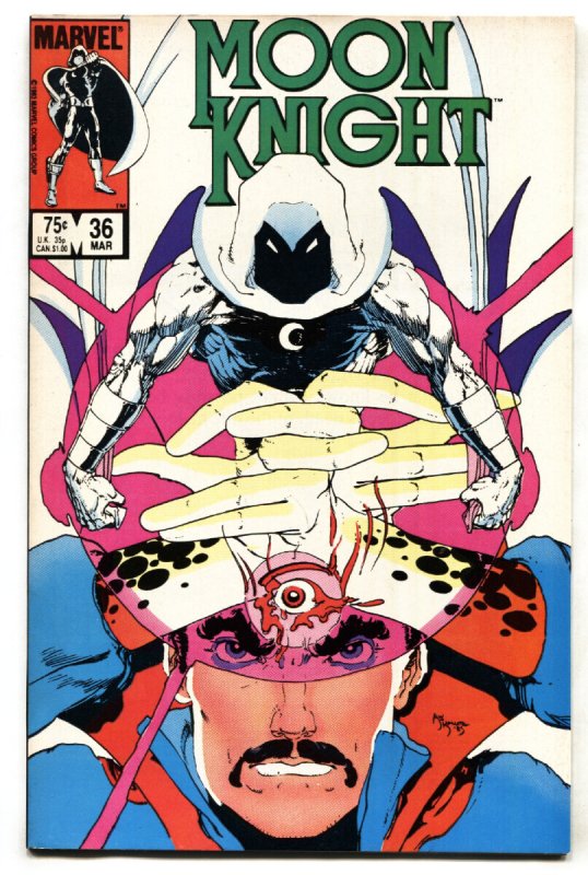 Moon Knight #36 (Marvel Comics, 1983), raw comic book in VF condition — front cover