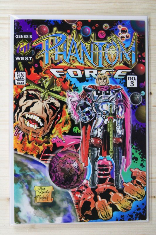 Phantom Force #1,3,4,5,6,7,8 Genesis West (1990) (7 Issues) Run Lot (Image Comics, 1990), raw, ungraded comic book — front cover
