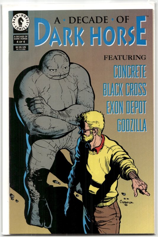 A Decade of Dark Horse #4 (Dark Horse Comics, 1996), raw, ungraded comic book — front cover