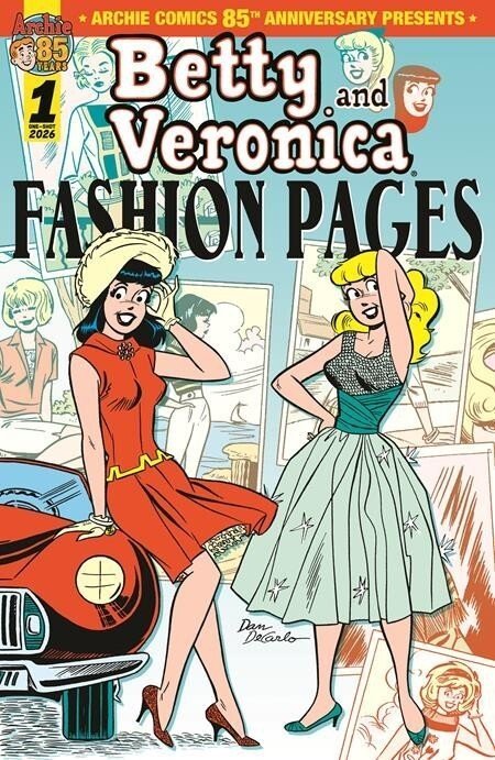 Betty and Veronica Fashion Pages #1 (2026), raw, ungraded comic book — front cover