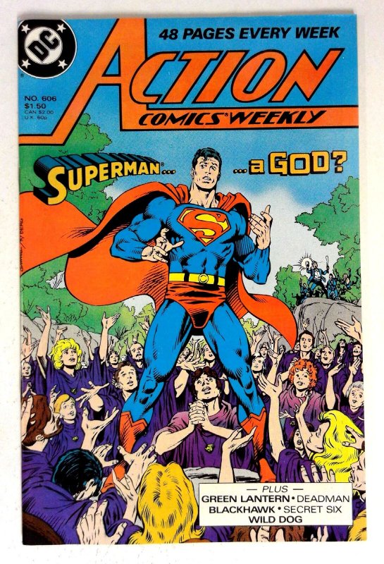Action #606 (DC Comics, 1988), raw comic book in NM- condition — front cover