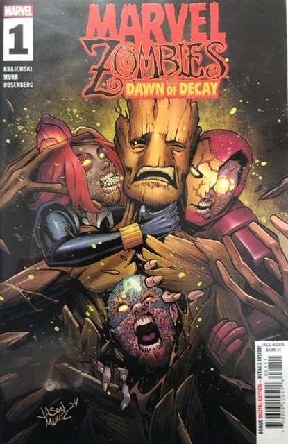 Marvel Zombies: Dawn of Decay #1 (Marvel Comics, 2024), raw, ungraded comic book — front cover