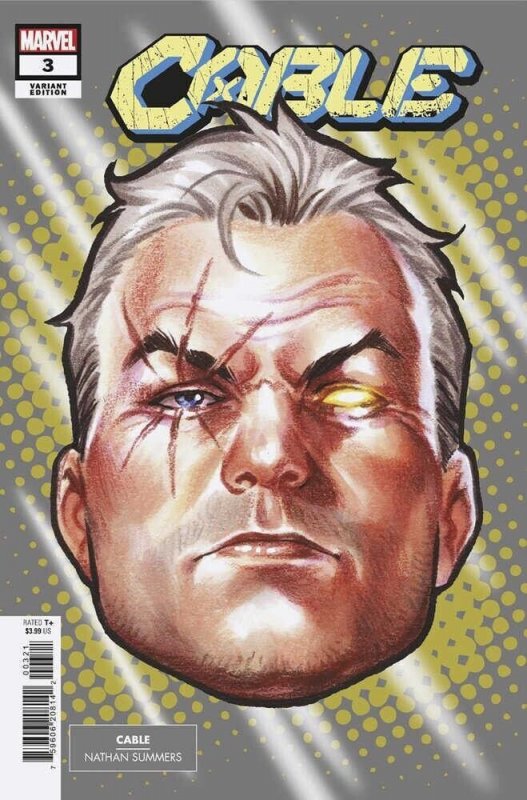 Cable #3 (Marvel Comics, 2024), raw comic book in NM condition — front cover