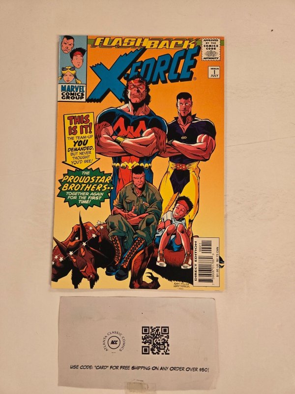 Flashback X-Force #1 (Marvel Comics), raw comic book in NM condition — front cover