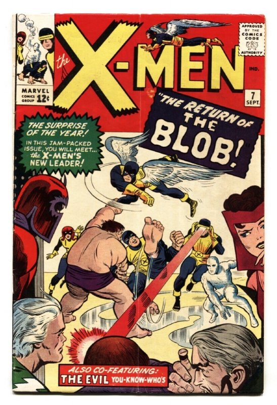 X-Men #7 - 1964 - Marvel - VG+ - Comic Book (Marvel Comics, 1964), raw comic book in VG+ condition — front cover