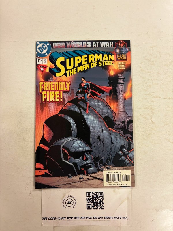 Superman the Man of Steel #116 (DC Comics, 2001), raw comic book in NM condition — front cover