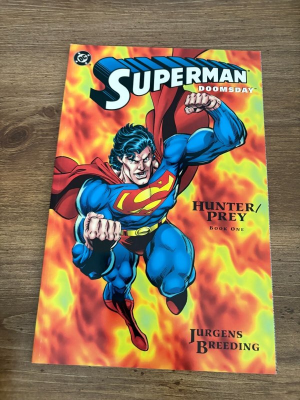 Lot of 3 Superman Doomsday Hunter Prey DC Comic Books # 1 2 3 Vf-Nm 19 J441, raw comic book in NM condition — front cover