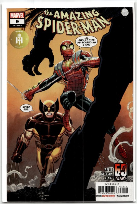 The Amazing Spider-Man #9 (Marvel Comics, 2022), raw, ungraded comic book — front cover