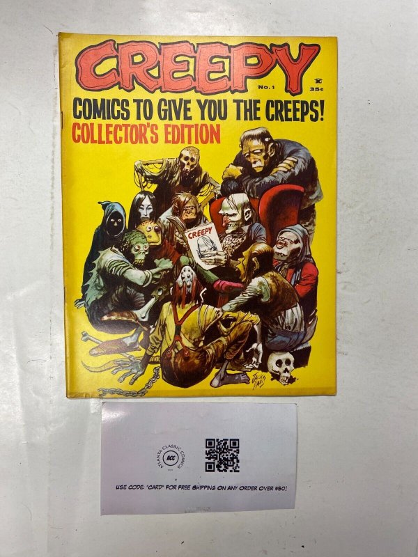Creepy #1 (Warren Publishing, 1964), raw comic book in VF condition — front cover