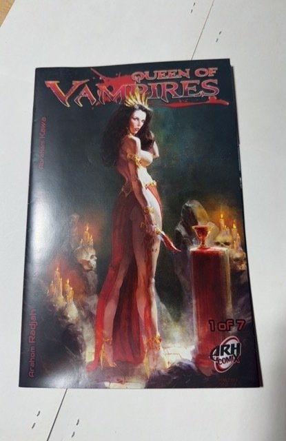 Queen of Vampires #1 (2016), raw comic book in VF/NM condition — front cover