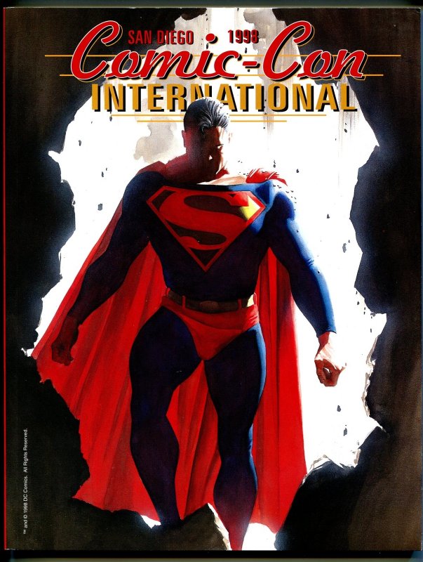 San Diego Comic Con International Program Book 1998-Superman-Scott Shaw-VF/NM (1998), raw comic book in VF/NM condition — front cover
