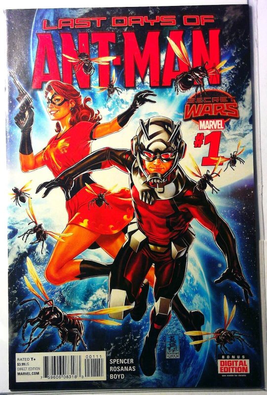 Last Days of Ant-Man #1 (Marvel Comics, 2015), raw, ungraded comic book — front cover