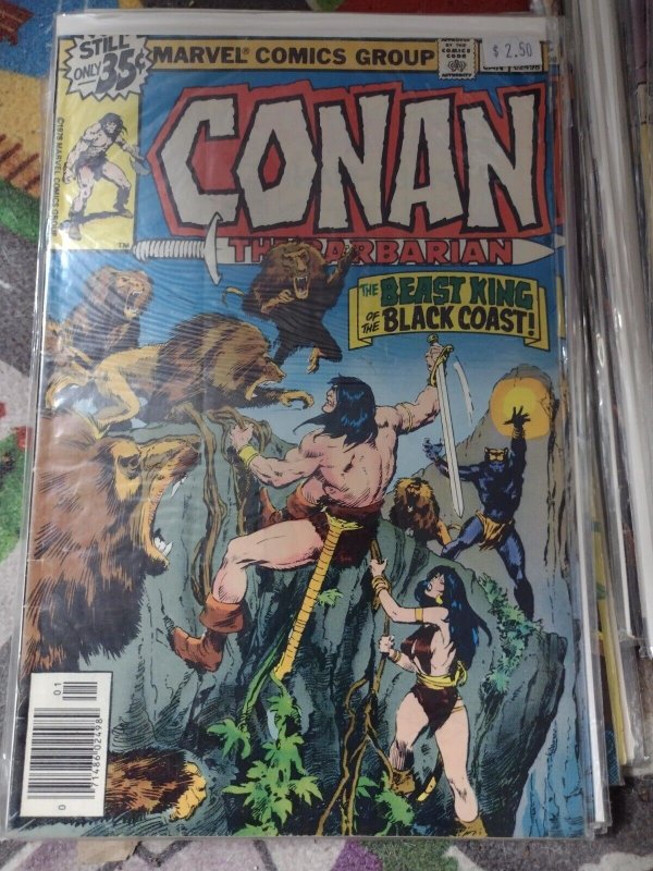 Conan the Barbarian #94 (Marvel Comics, 1978), raw, ungraded comic book — front cover