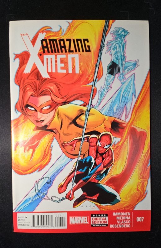 Amazing X-Men #7 (Marvel Comics, 2014), raw comic book in NM condition — front cover