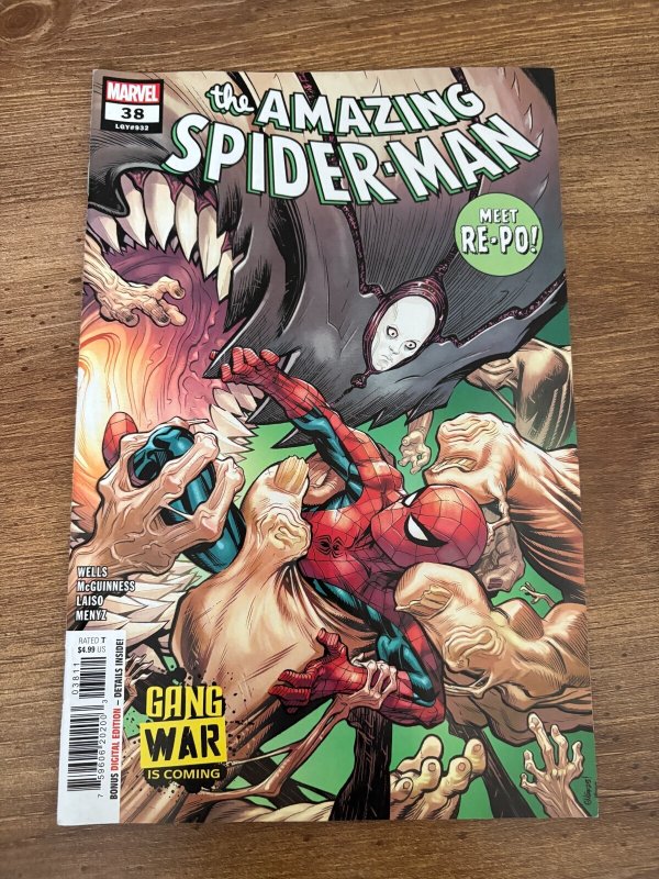 Amazing Spider-Man #38 (Marvel Comics, 1966), raw comic book in NM condition — front cover