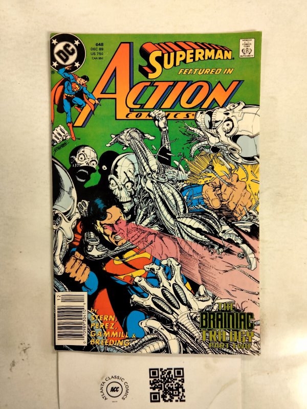 Action Comics #648 (DC Comics), raw comic book in NM condition — front cover