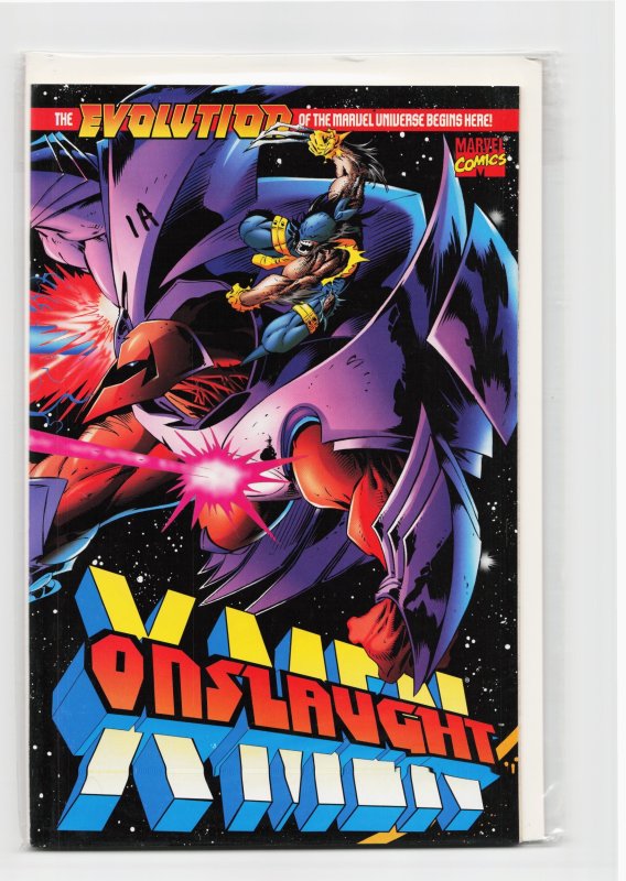 Onslaught: X-Men Direct Edition (1996) X-Men (1996), raw, ungraded comic book — front cover