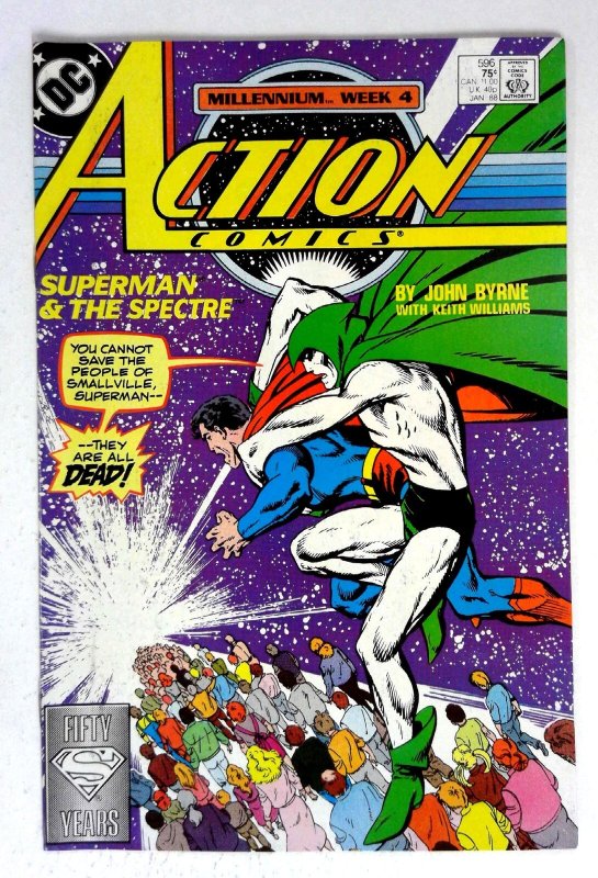 Action #596 (DC Comics, 1988), raw comic book in NM- condition — front cover