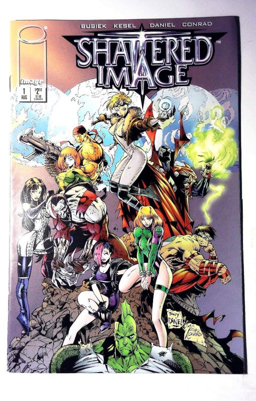 Shattered Image #1 (Image Comics, 1996), raw, ungraded comic book — front cover