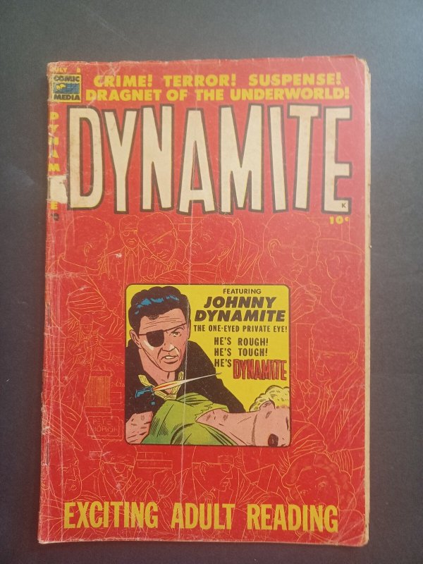 Dynamite #8, raw comic book in GD condition — front cover