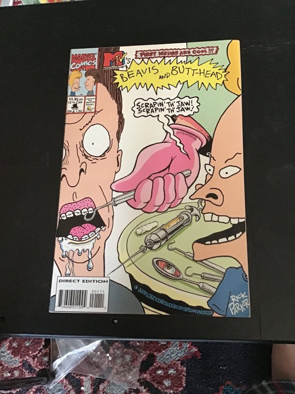 Beavis & Butt-Head #1 (1994), raw comic book in NM- condition — front cover