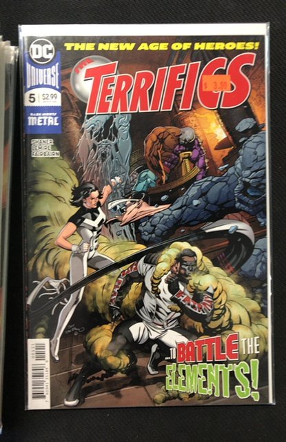 The Terrifics #5 (2018), raw, ungraded comic book — front cover