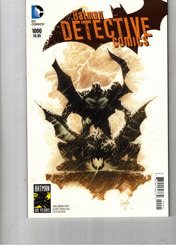Detective Comics #1000 (DC Comics, 2019), raw comic book in NM condition — front cover