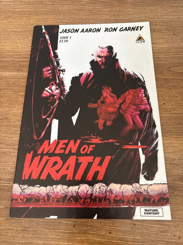 Men of Wrath #1 (2014), raw comic book in NM condition — front cover