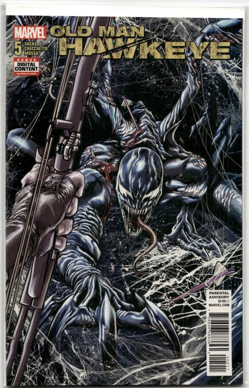 Old Man Hawkeye #5 (2018), raw, ungraded comic book — front cover